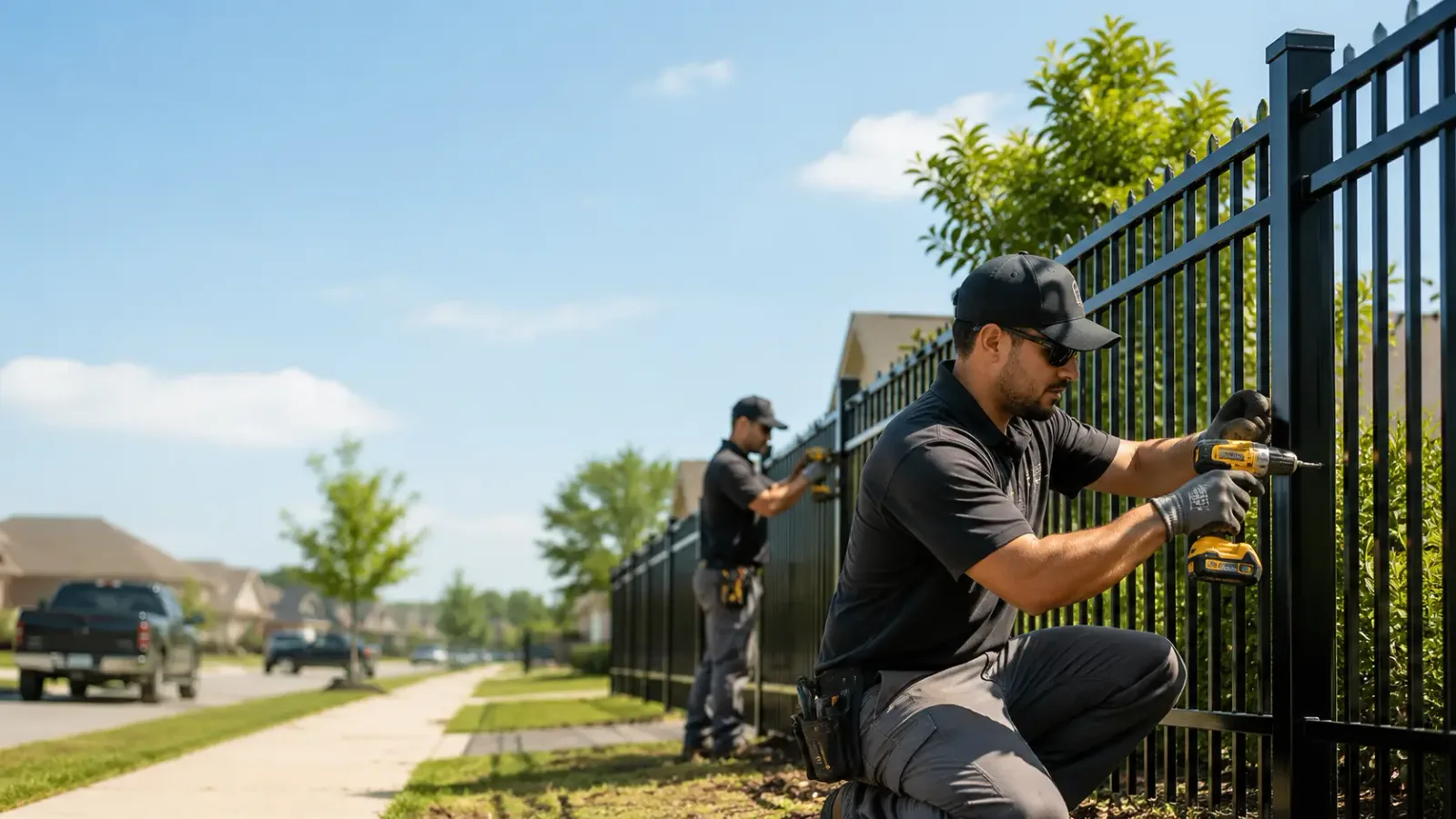 Metal Fence Installation in Plumerville, AR